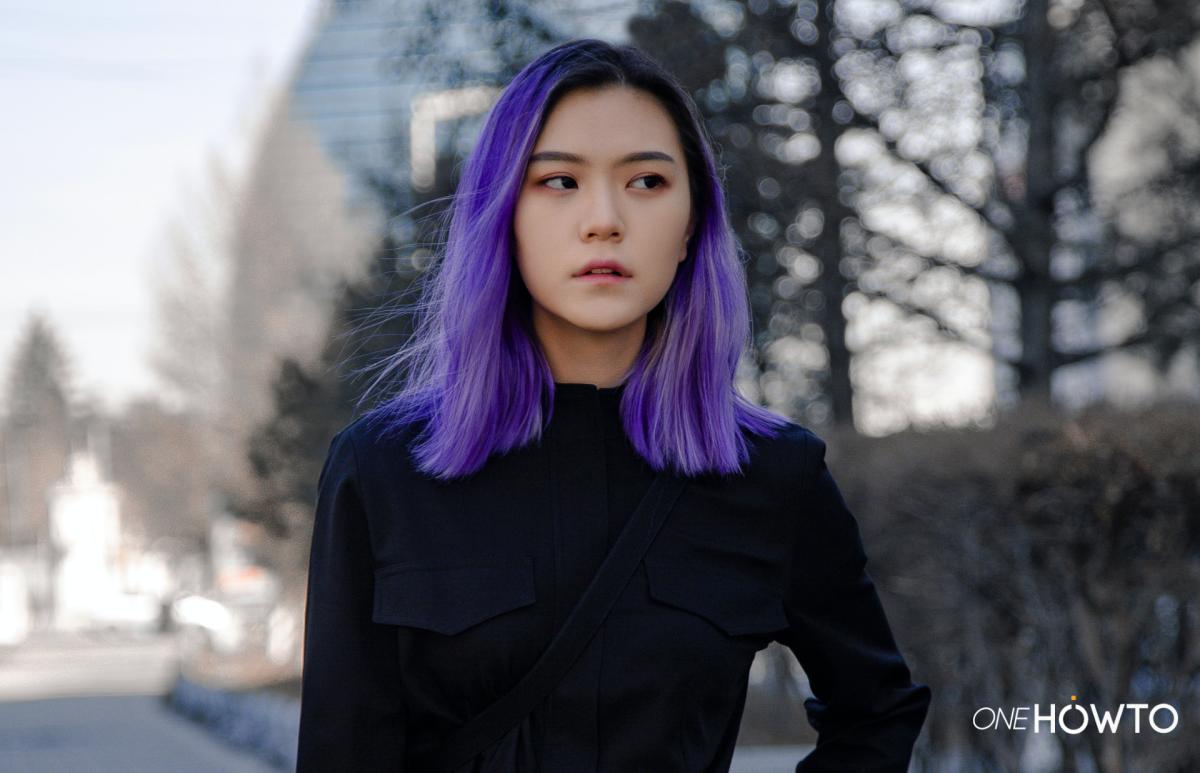 How to Dye Your Hair Purple without Bleach