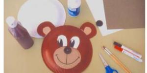 How to Make a Bear Mask Out of Paper Plates
