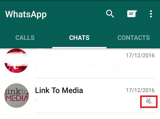 How to Mute Someone on Whatsapp for Android