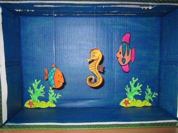 How To Make Crafts With Waste Material - For Kids - Diorama with a shoebox