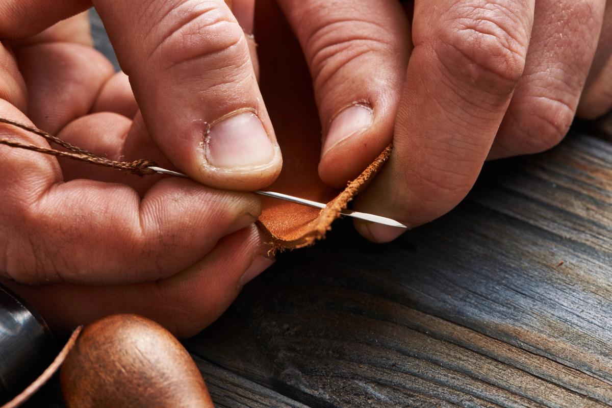 How to Sew Leather by Hand