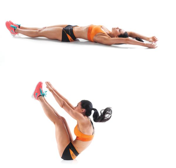 How to Do Leg Raises for Lower Abs - V-Ups for Lower Abs