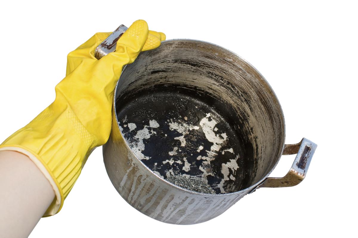 How to Clean a Burnt Pot