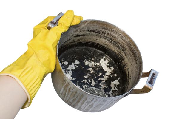 How to Clean a Burnt Pot