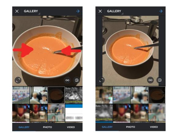 How to Stop Instagram Cropping Photos - Step 4