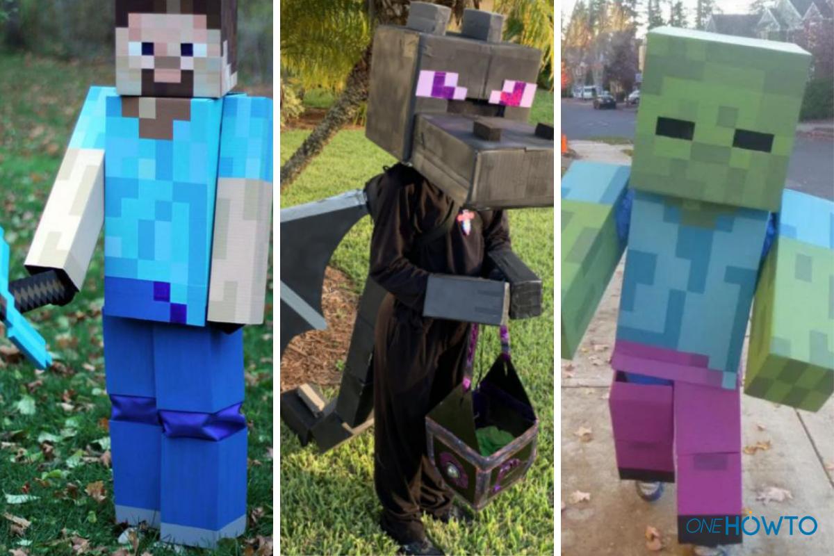 How to Make a Minecraft Costume - Steve, Creeper and More!