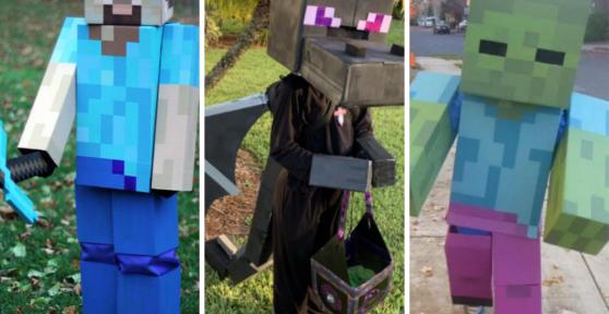 How to Make a Minecraft Costume - Steve, Creeper and More!
