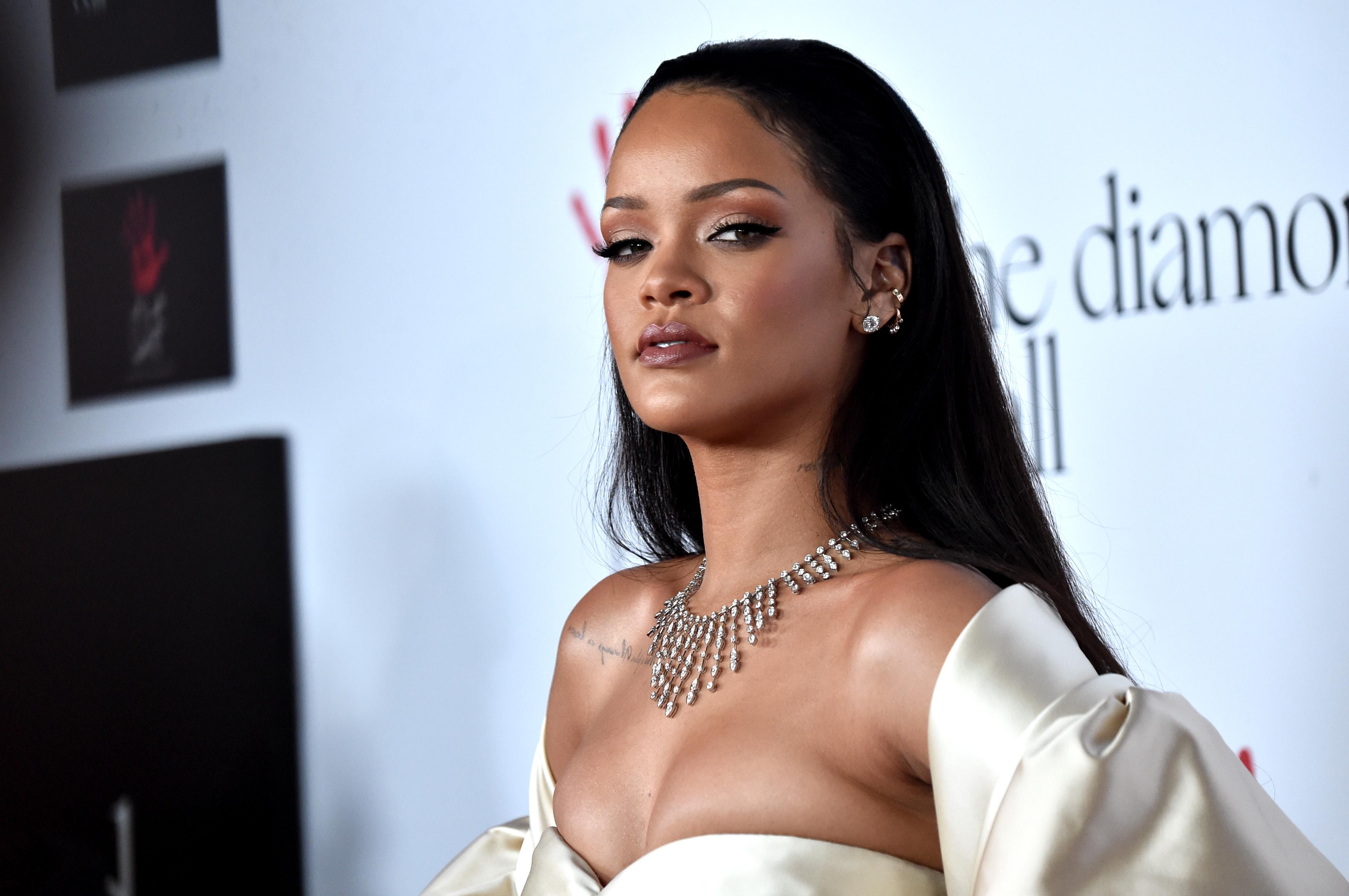 Rihanna with makeup deals
