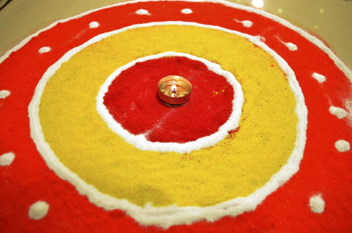 How to Make Rangoli with Dots Step by Step