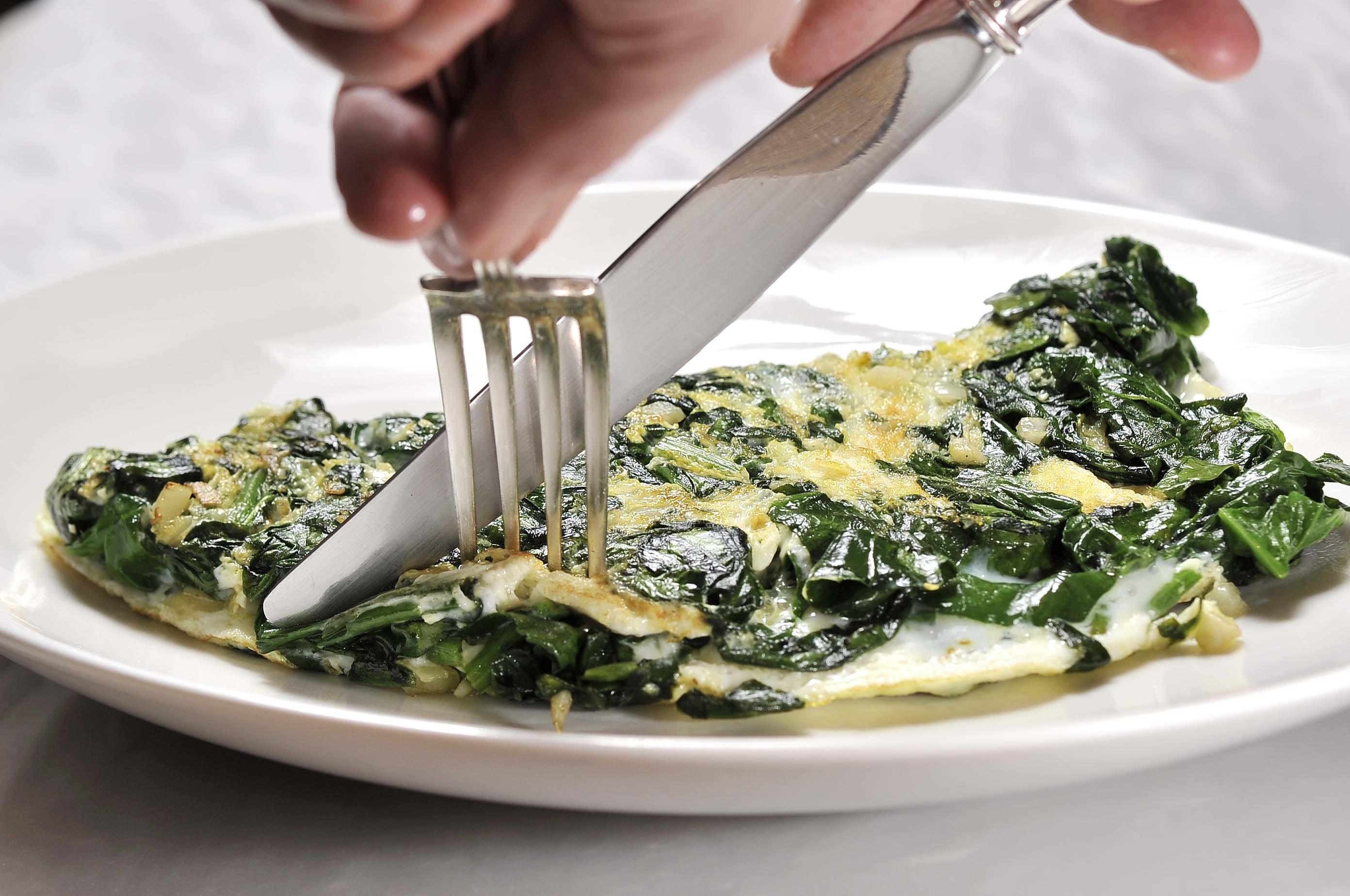 How to Make a Spinach Omelette - Easy