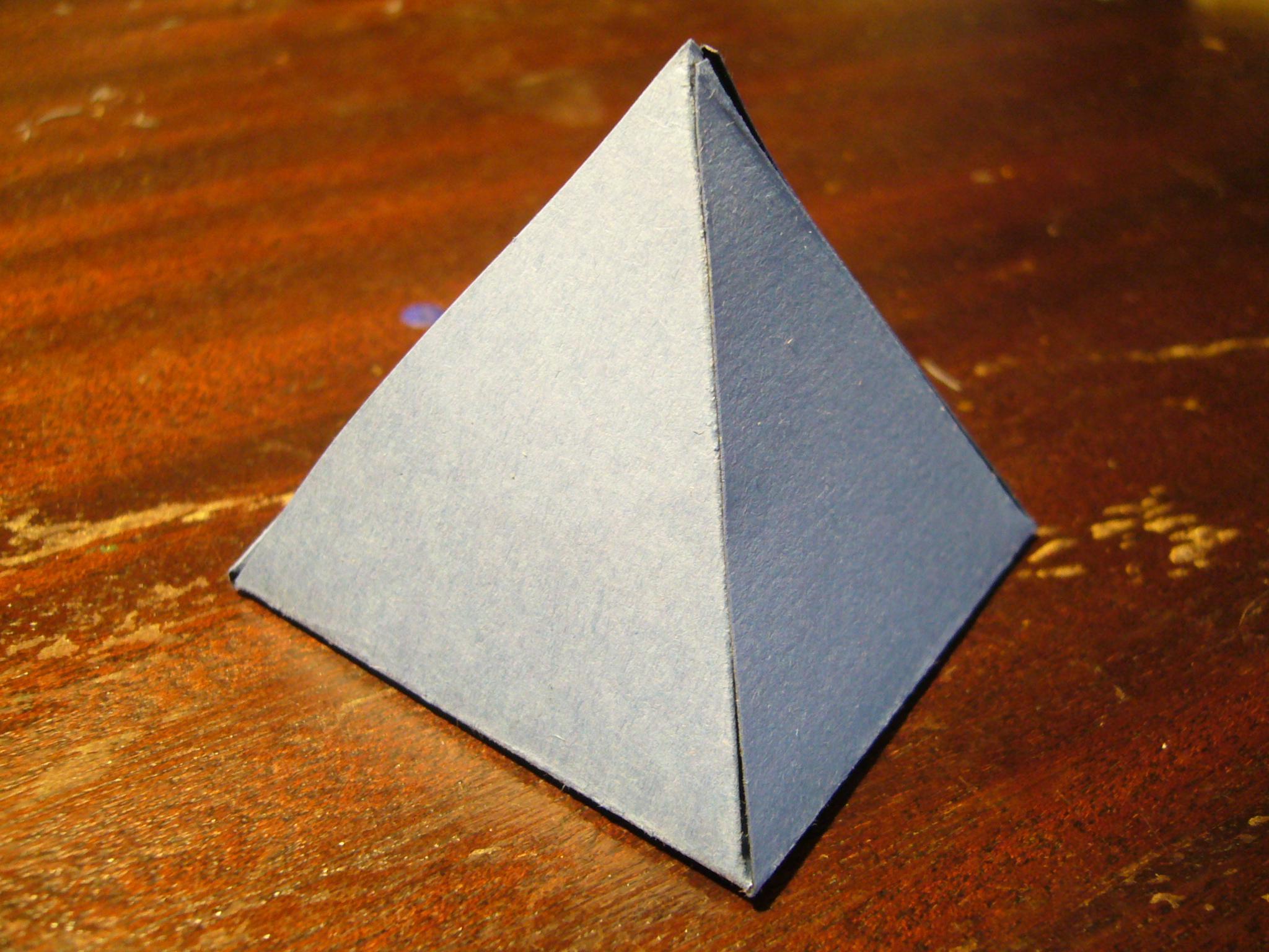 How to Make a Pyramid out of Cardboard - 8 steps, image size:2048x1536
