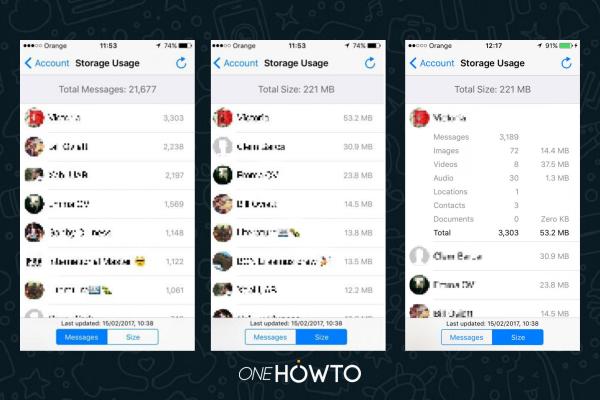 How to Know How Many Megabytes WhatsApp Uses -