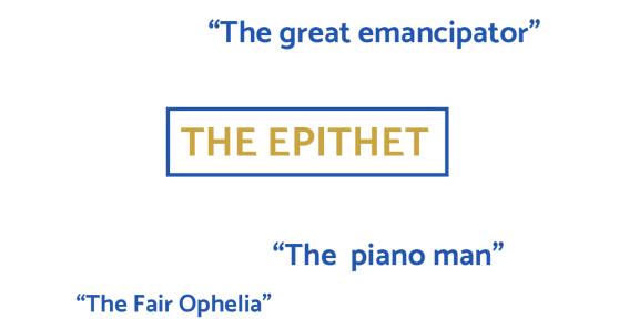 How to Write an Epithet about Yourself