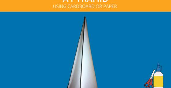 How To Make A Triangular Pyramid With Paper or Cardboard