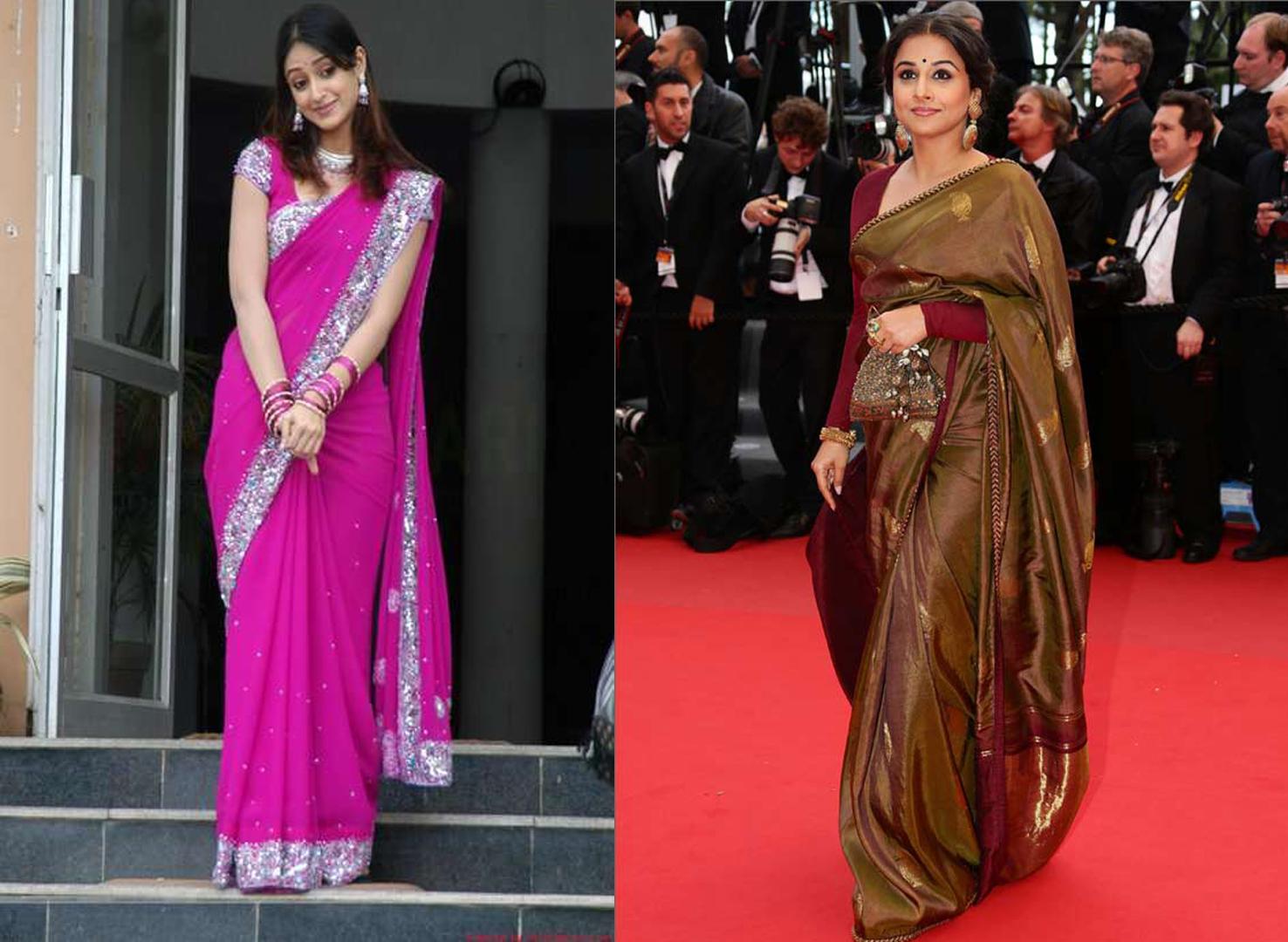 Saree wearing styles for fat ladies new arrivals