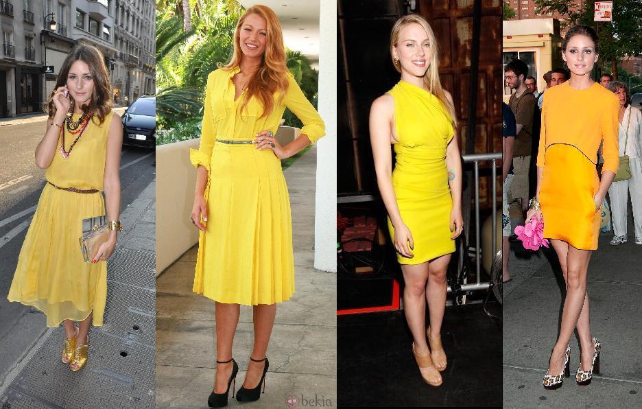 Mustard skirt gold shoes cheap