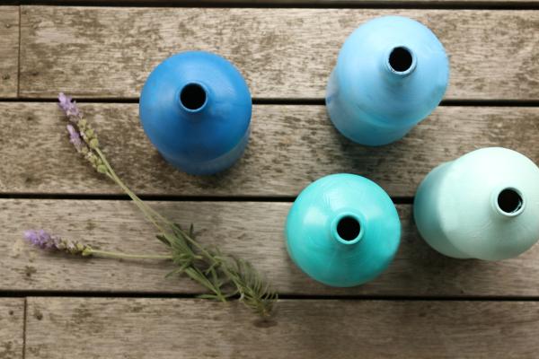 How to Paint Glass Bottles