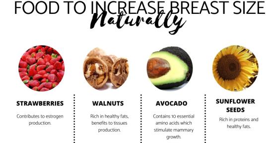 5 Foods That Increase Breast Size Quickly