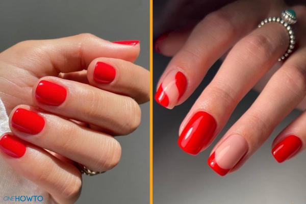 Trending Winter Nail Colors - Red nails