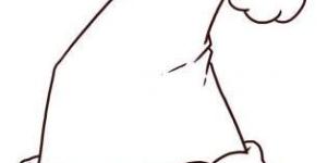 How to Draw a Santa Claus Hat to Colour In